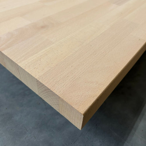 Plan de travail Bouleau- lamellé collé - 2500 x 650 x 36 mm