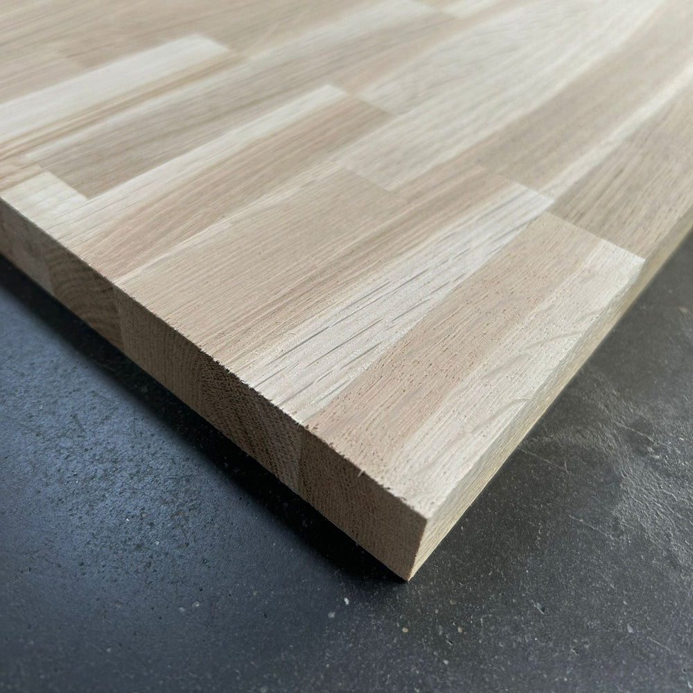 Plan de travail chêne - lamellé collé abouté - 3000 x 650 x 26 mm