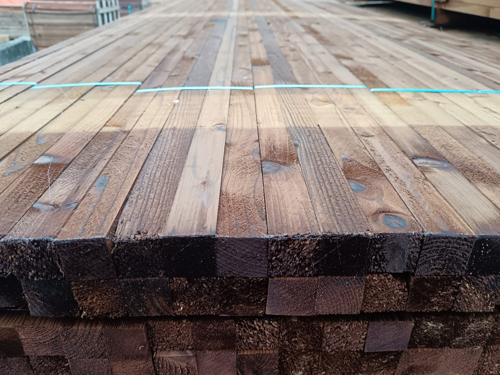 Tasseau douglas classe 3 marron - 30x30 - L=3m