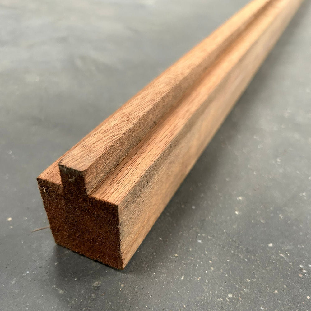 Tasseau bois exo Acajou classe 2 - 35x48 - L=1m