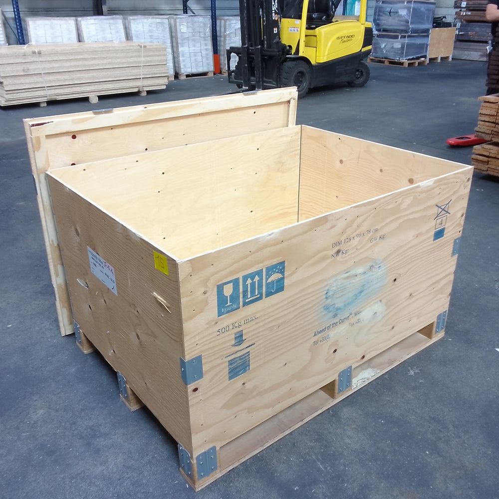 Grande caisse marron