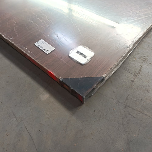 Plan de travail aggloméré noyer - 1600 x 900 x 40 mm