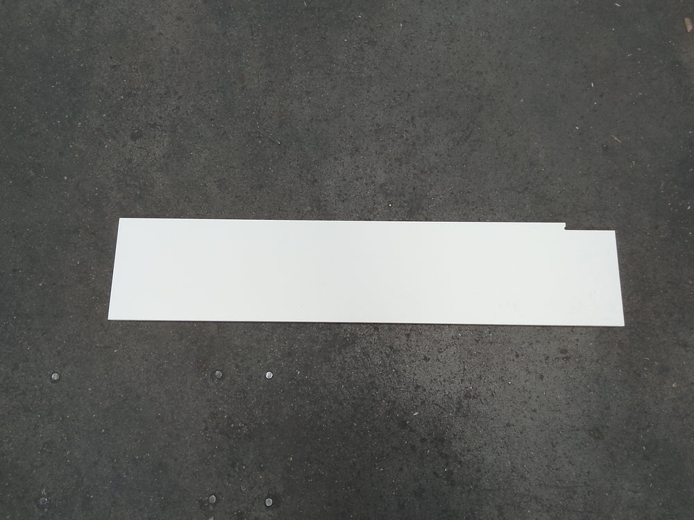Tablette aggloméré blanc - 1205 x 250 x 20 mm