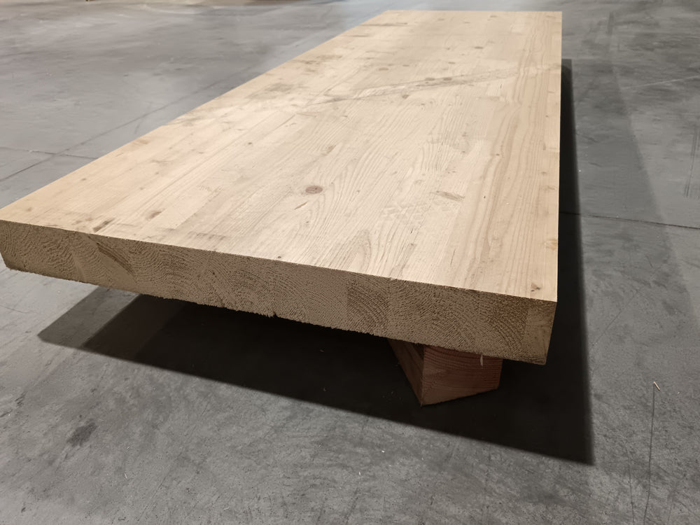 Etabli epicéa lamellé collé - 2000 x 900 x 80 mm (raboté 2 faces) — vue 2