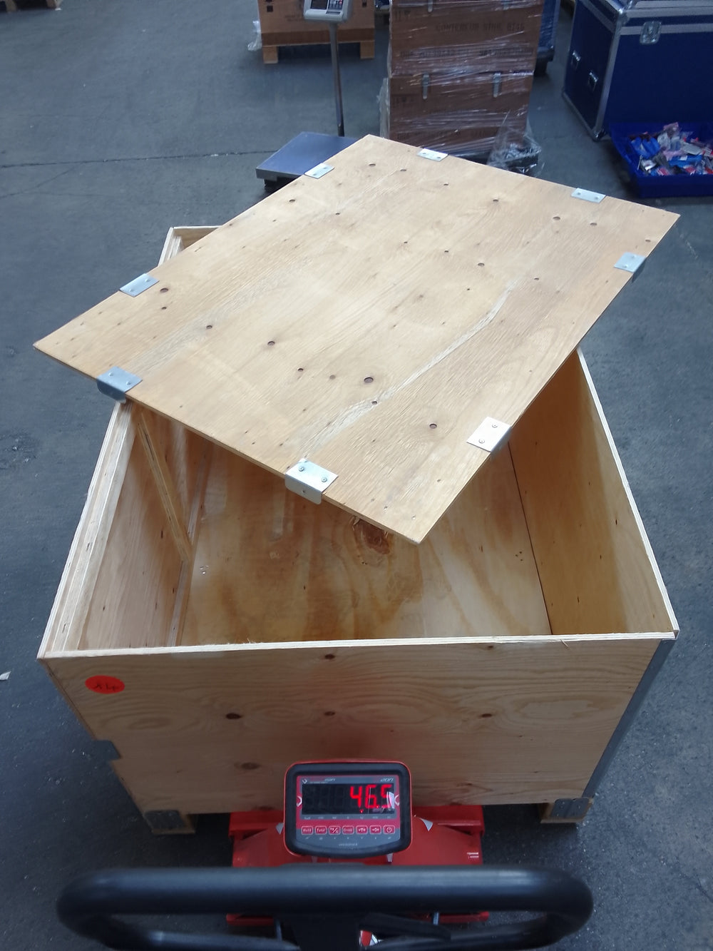 Grande caisse marron