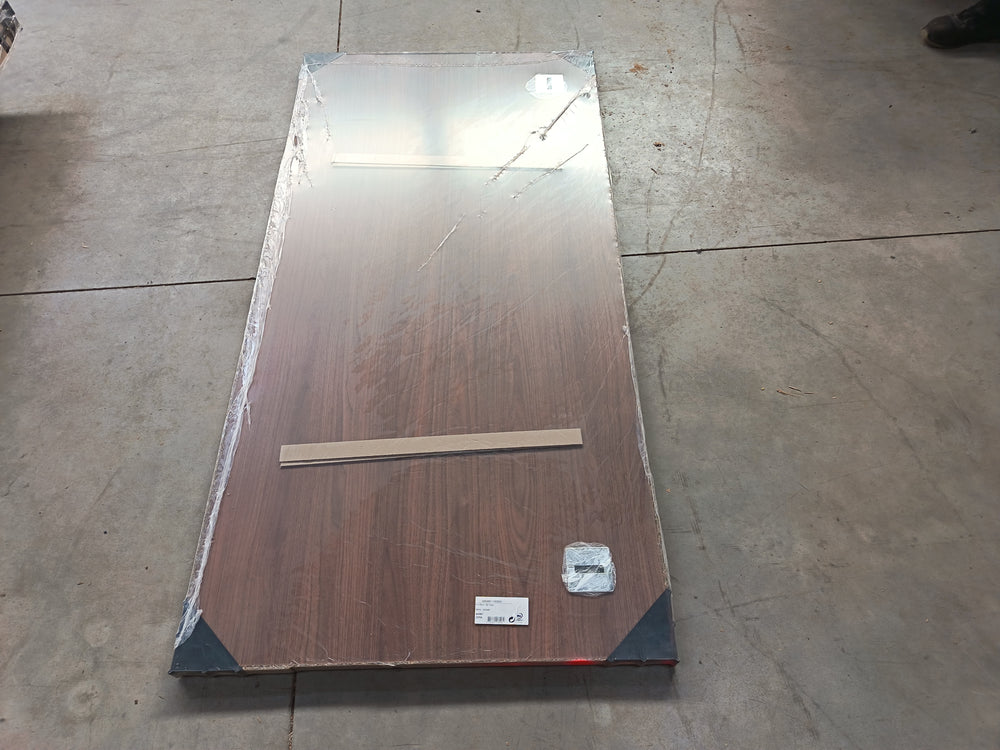 Plan de travail aggloméré noyer - 1600 x 900 x 40 mm