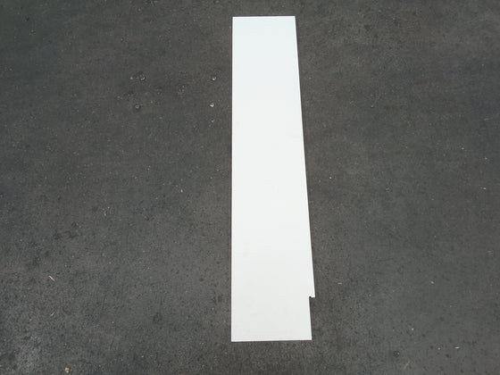 Tablette aggloméré blanc - 1205 x 250 x 20 mm — vue 2