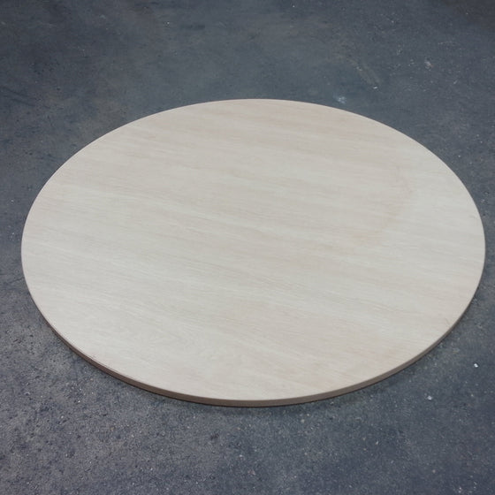 Plan de travail aggloméré décor bois variés - Diamètre 1200 mm table ronde