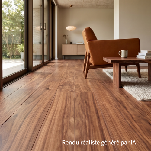Parquet Contrecollé Meister 8949 Noyer d'Amérique huilé naturel (Gamme Lindura HD400)
