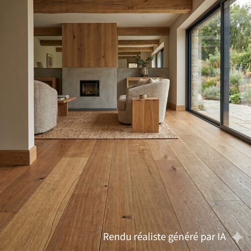 Parquet Contrecollé Meister 20241 chêne rustique pur verni ultra mat (Gamme PD400)