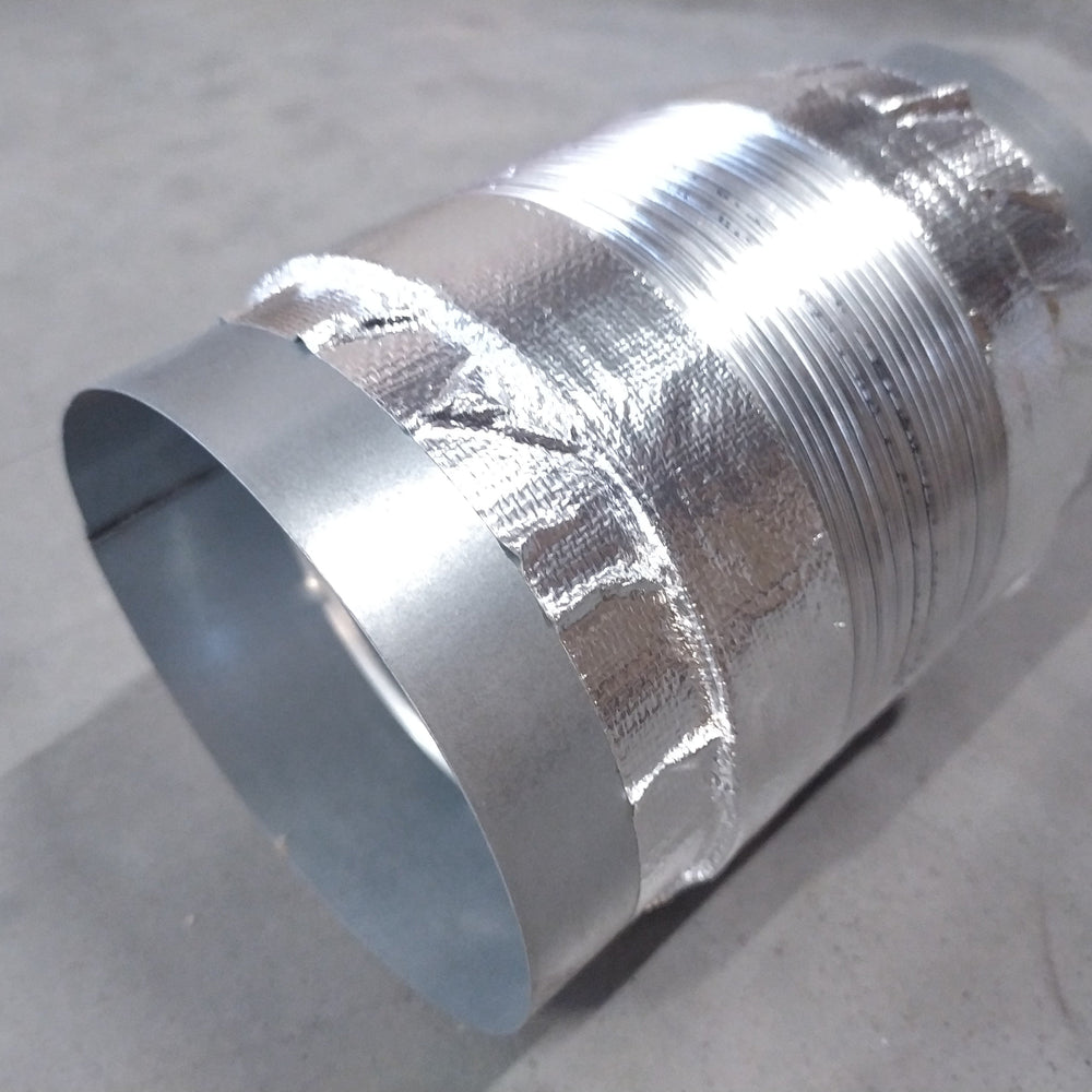 Conduit semi-rigide alu isolé - D=125mm - L=0.5m