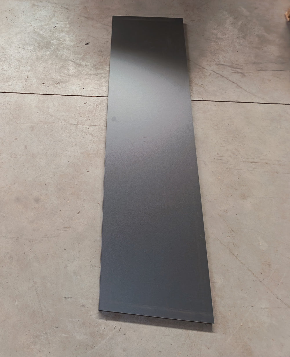 Tablette aggloméré anthracite - 1600 x 390 x 19 mm
