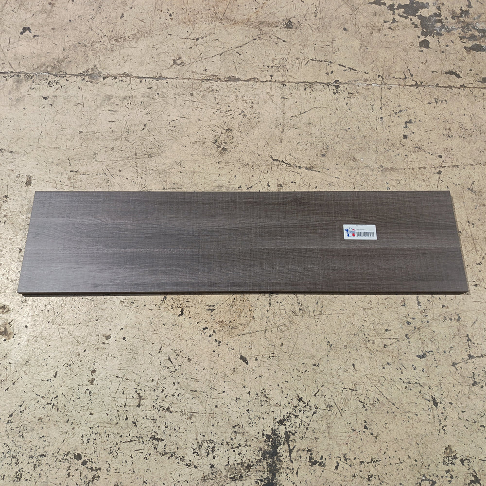 Tablette chêne gris aggloméré - 1200 x 300 x 18 mm