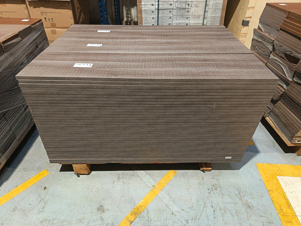 Tablette chêne gris aggloméré - 1200 x 300 x 18 mm