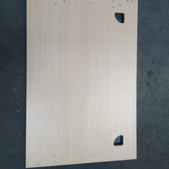 Plan de travail aggloméré décor hetre - 1200 x 800 x 28 mm