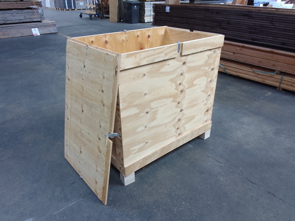 Caisse bois 2 niveaux  - 1200 x 800 x 1180 mm