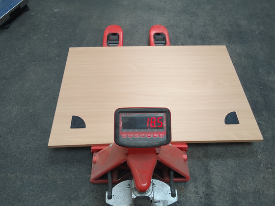 Plan de travail aggloméré décor hetre - 1200 x 800 x 28 mm