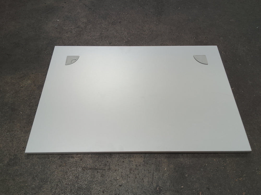 Plan de travail aggloméré décor gris clair - 1200 x 800 x 27 mm