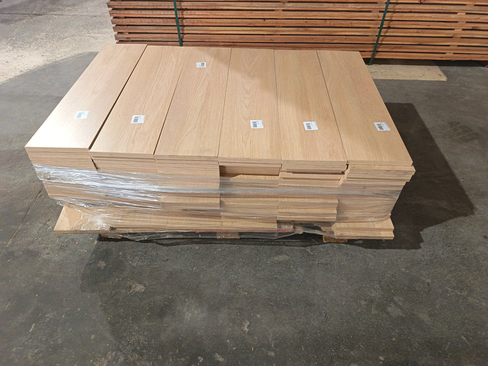 Tablette chêne clair aggloméré - 800 x 200 x 18 mm