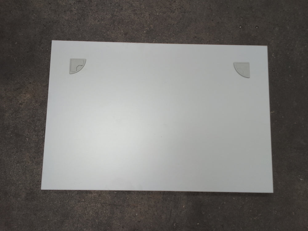 Plan de travail aggloméré décor gris clair - 1200 x 800 x 27 mm