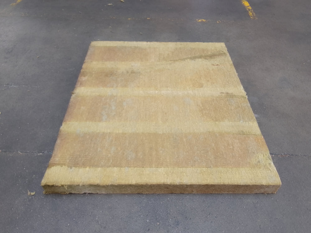 Panneau laine de roche vert - 1200 x 1000 mm - Ep=50mm - ROCKWOOL (Rock Up C soudable 369)