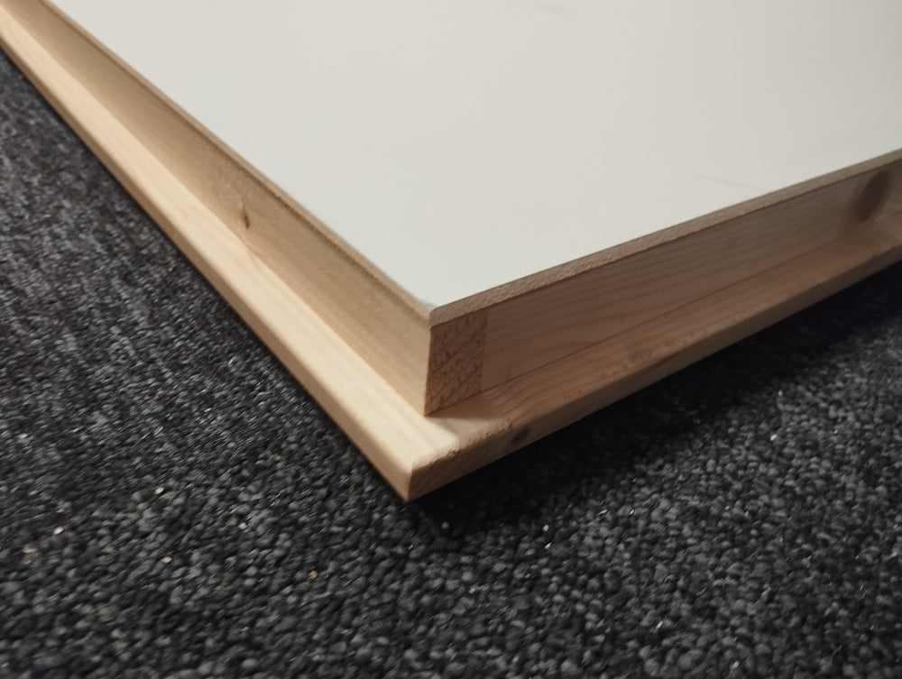 Ouvrant porte âme alvéolaire à recouvrement blanc - 2040 x 930 x 40 mm (PD)