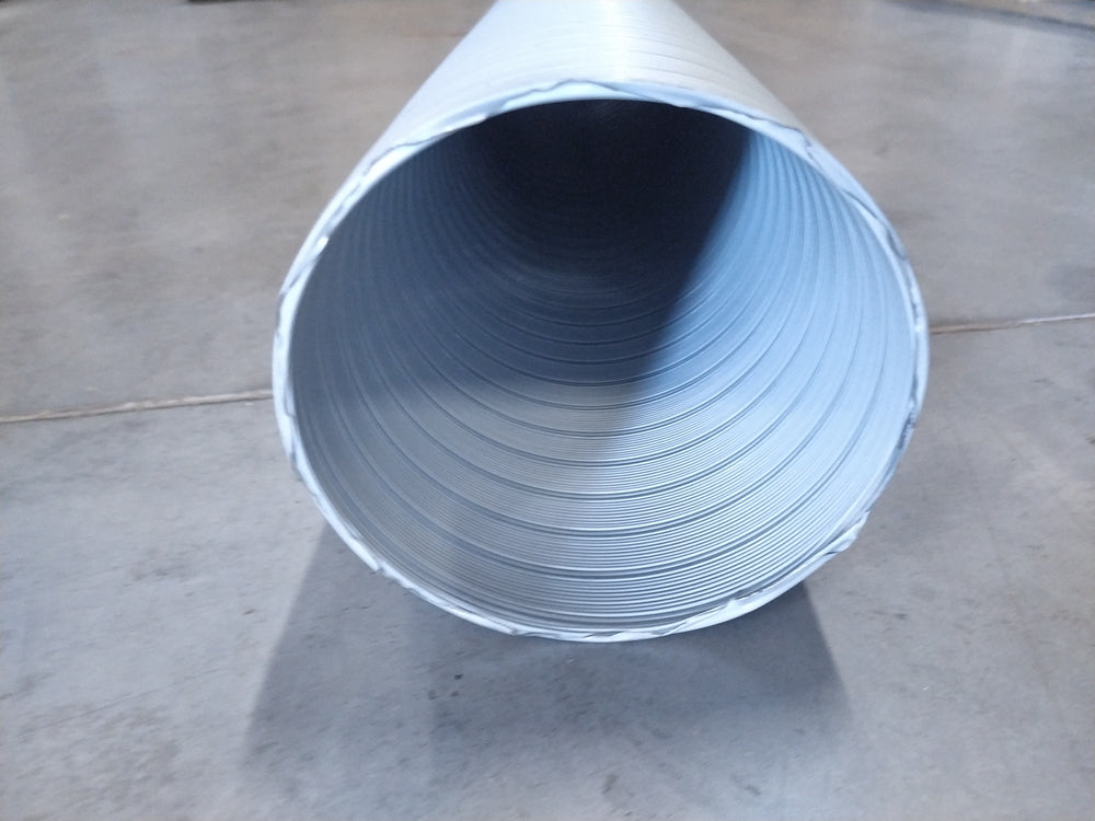 Gaine de ventilation semi-rigide galvanisée - D=125mm - L=3m