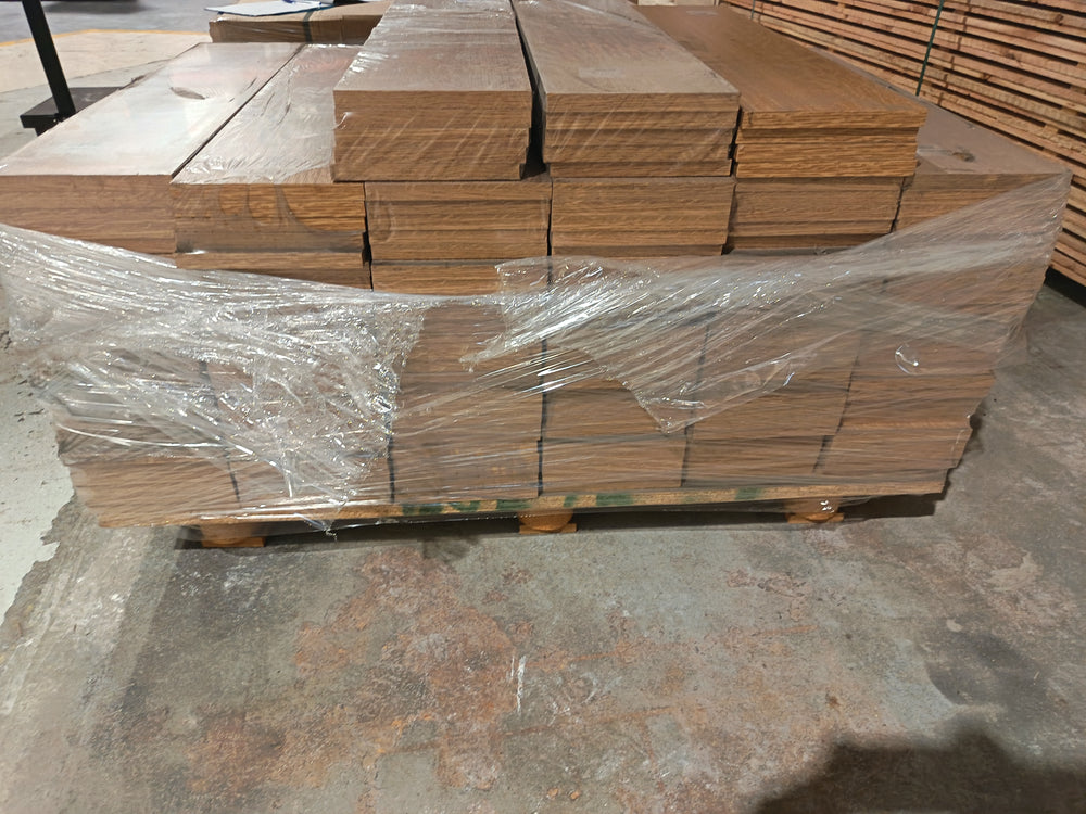 Tablette chêne moyen aggloméré - 800 x 200 x 18 mm