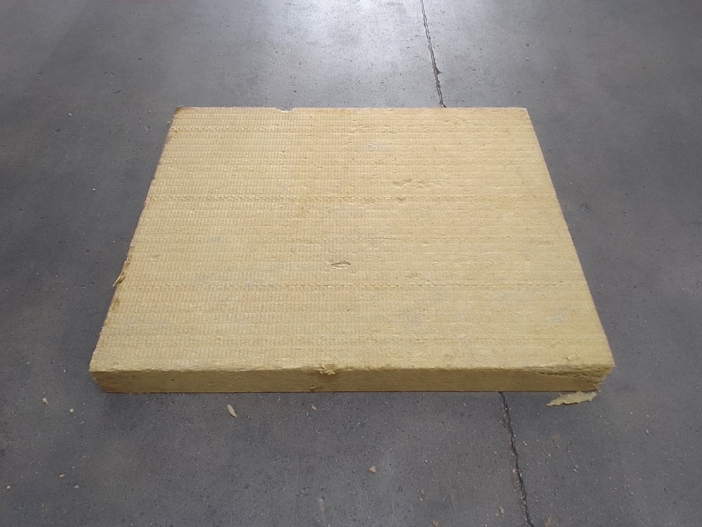 Panneau laine de roche vert - 1200 x 1000 mm - Ep=120mm - ROCKWOOL (Hard Rock 2 NU)