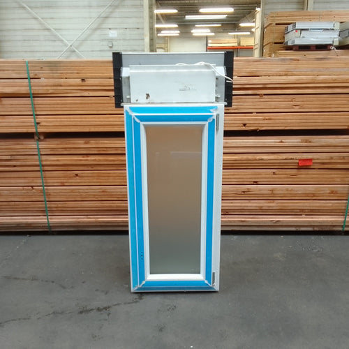 Fenêtre PVC blanc 9016 satine classe 1 - 1150 x 500 mm - Bouvet Thermience droite BB