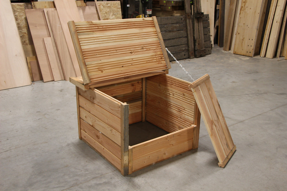 Composteur bois massif epicéa / douglas (425 L)