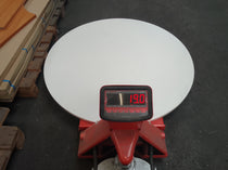 Plan de travail aggloméré décor blanc - Diamètre 1200 mm table ronde