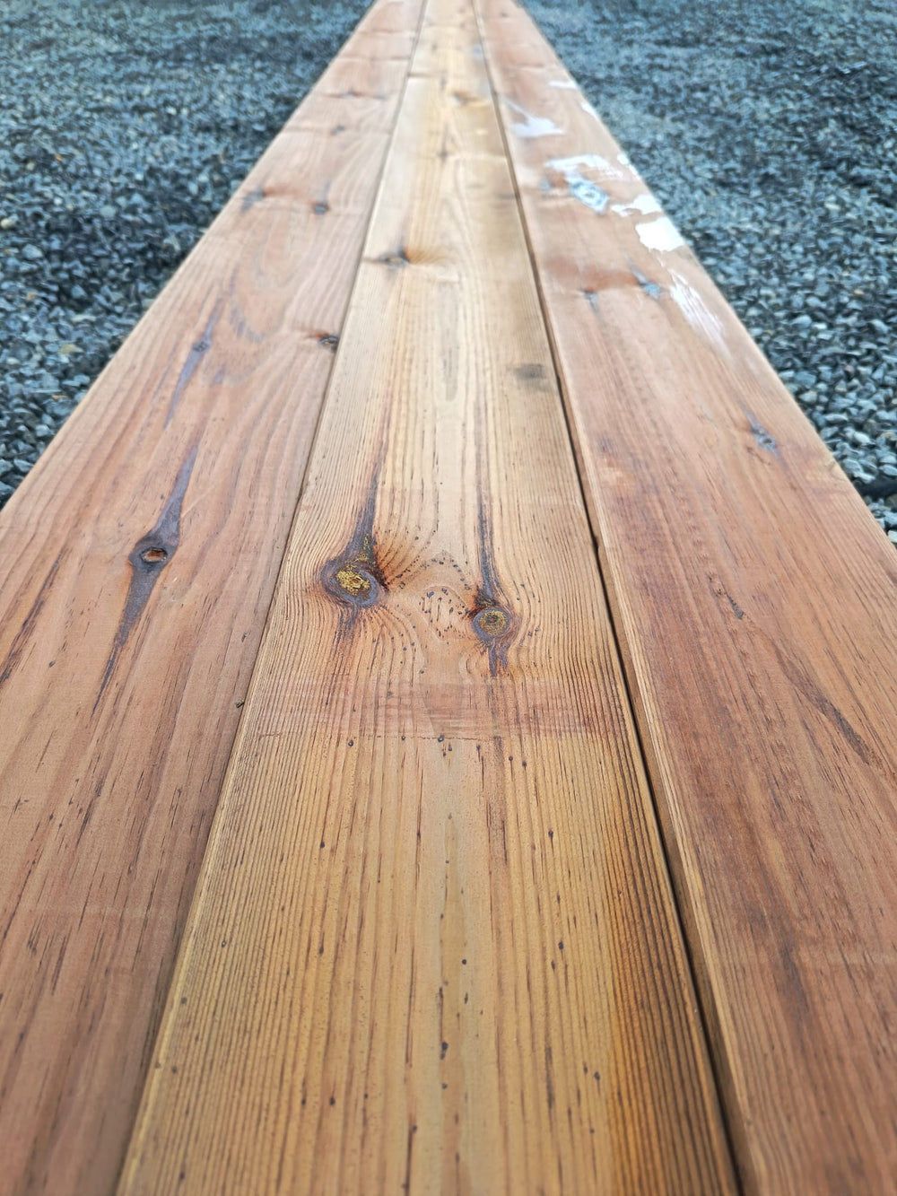 Lame de terrasse pin classe 4 bronze - 27x145 - L=4,5m