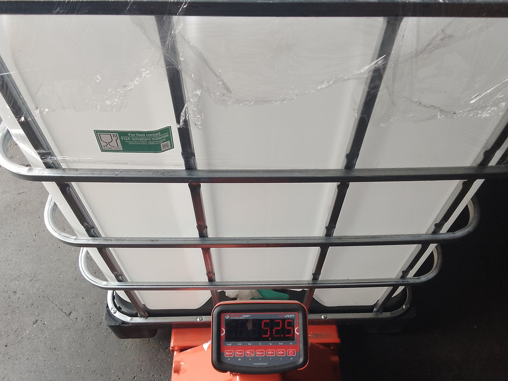 Cuve IBC 1000L plastique  - 1200 x 1000 x 1170 mm