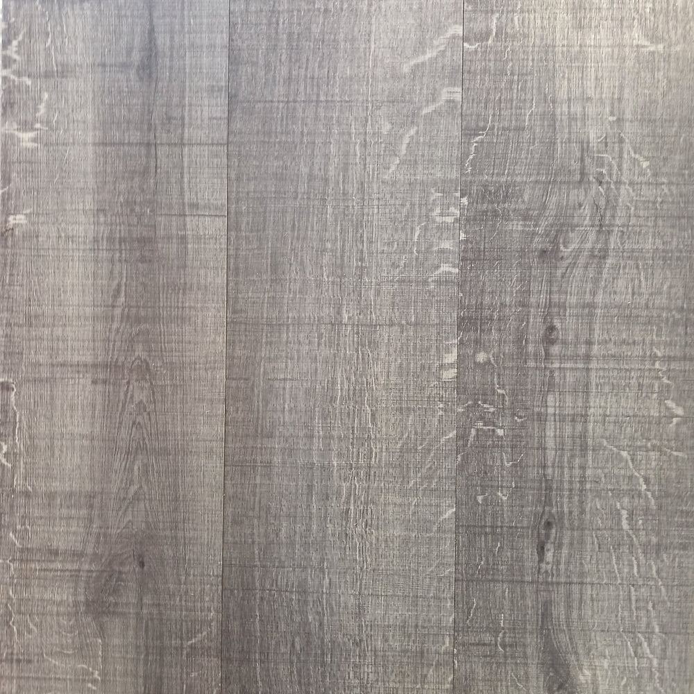 Dalle PVC gris - 1200 x 180 mm - à coller