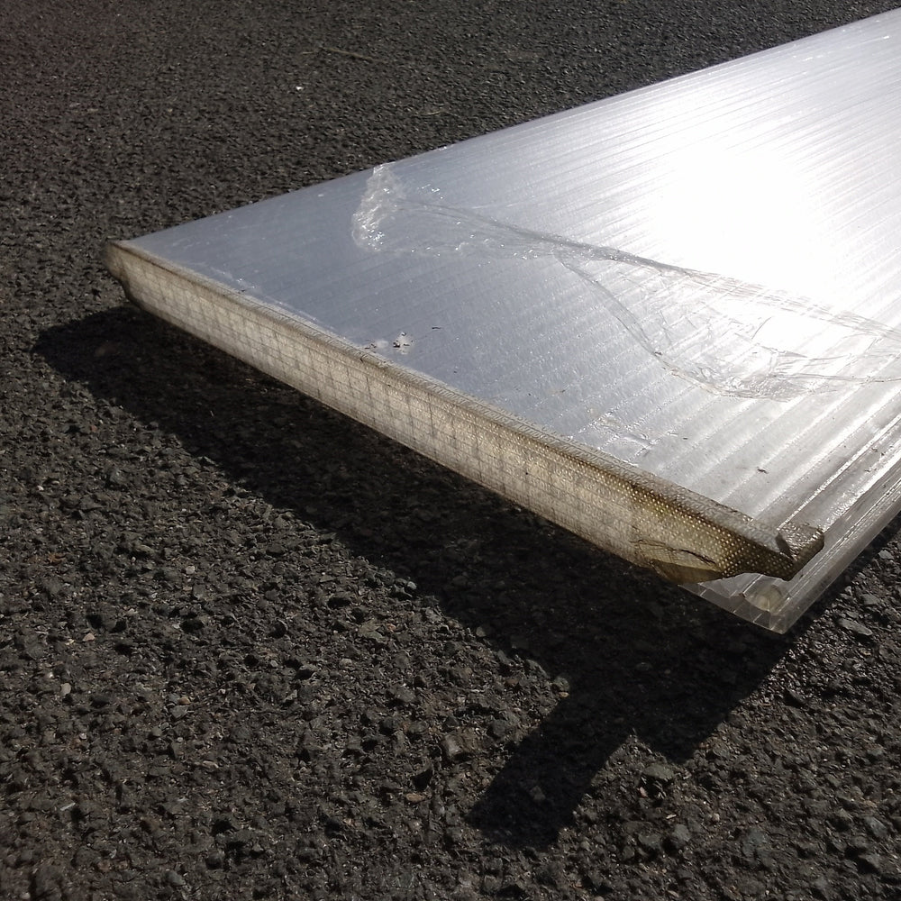 Plaque alvéolaire polycarbonate translucide - 3500 x 525 x 40 mm - Lexan Sheet