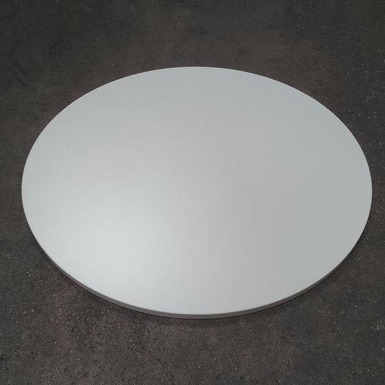 Plan de travail aggloméré gris - Diamètre 1200 mm table ronde