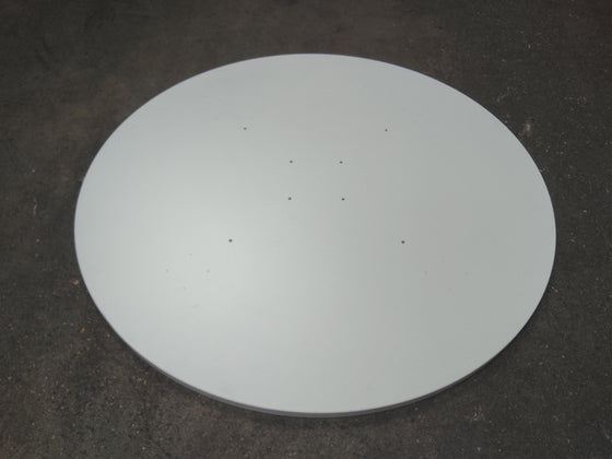 Plan de travail aggloméré gris - Diamètre 1200 mm table ronde