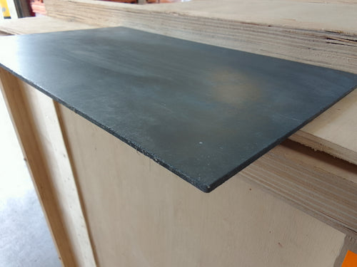 Ardoise synthétique coloris bleu - 400 x 240 mm (lisse à bords droits)