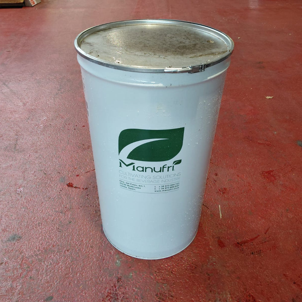 Fût métallique 200 litres blanc