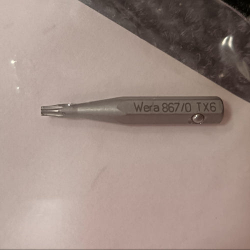 Embout vis torx  - Wera TX 6