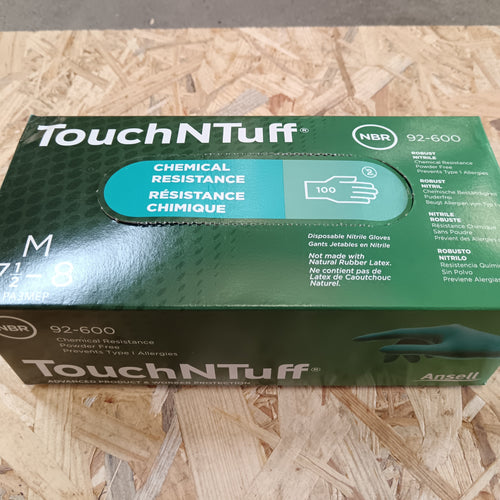 Gant Nitrile Robuste vert - ANSEL TouchNTuff S6.5/7