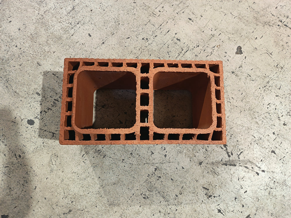 Boisseau terre cuite (BL double conduit)