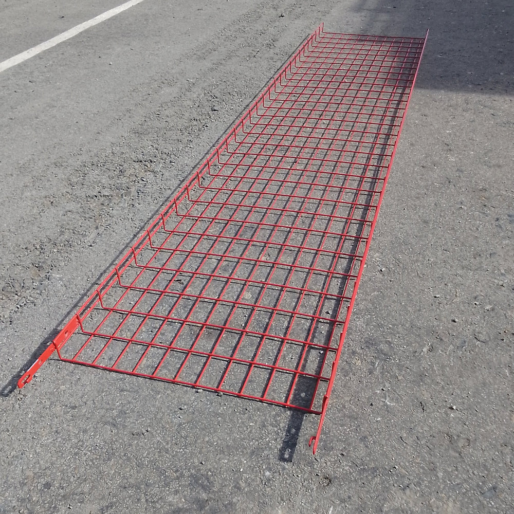 Chemin de câble acier rouge - 3000 x 600 x 54 mm (fil)