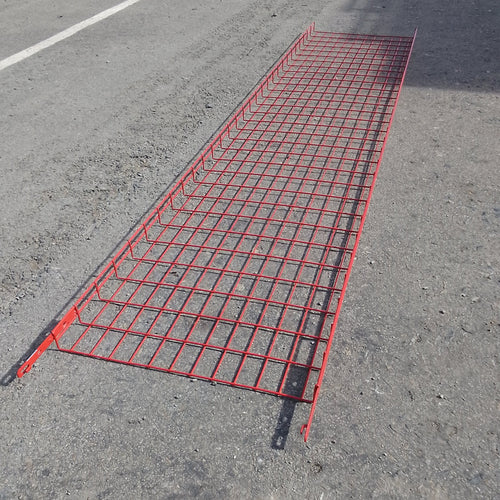 Chemin de câble acier rouge - 3000 x 600 x 54 mm (fil)