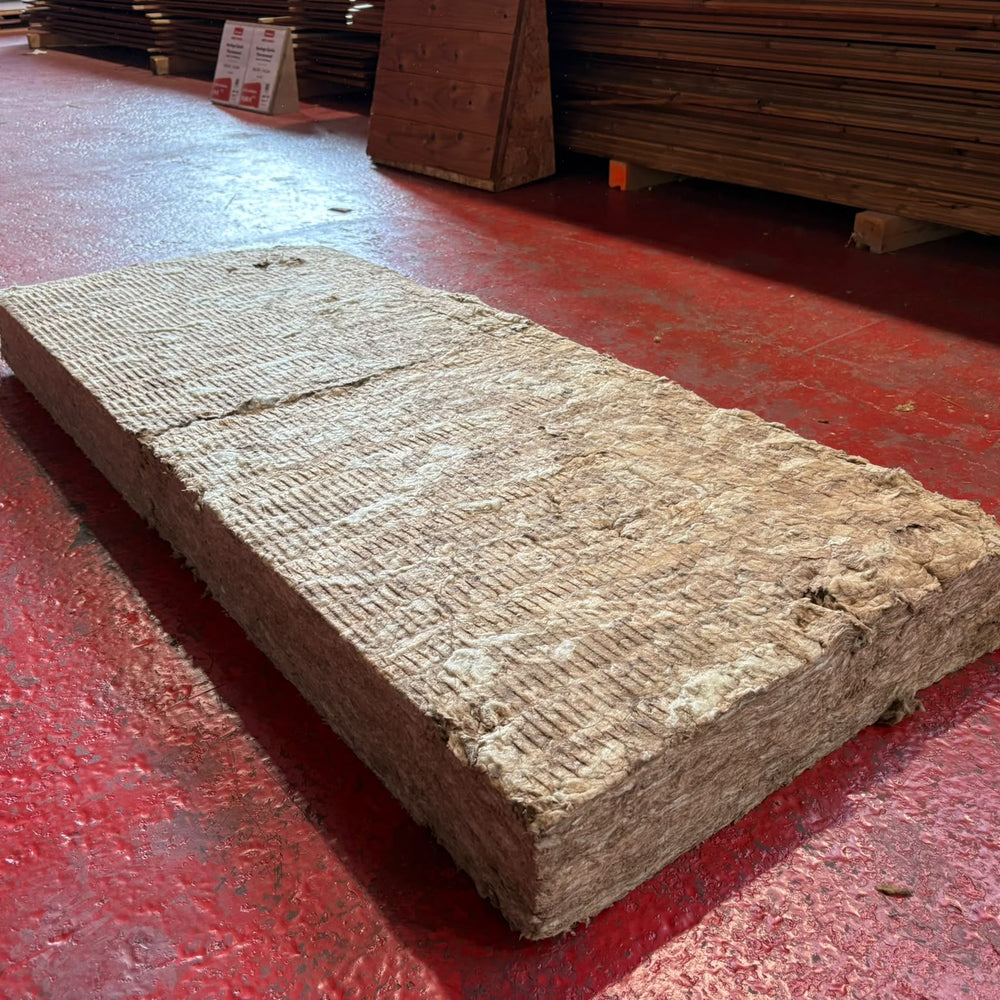 Panneau laine de roche - Rockwool MB Rock - R=3.5 - Ep=120mm - 1350 x 565