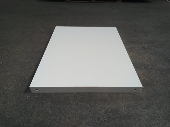Tablette aggloméré blanc - 960 x 725 x 60 mm — vue 2