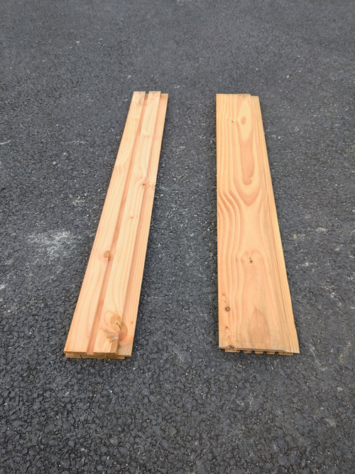 Bardage bois massif resineux (moyenne section)