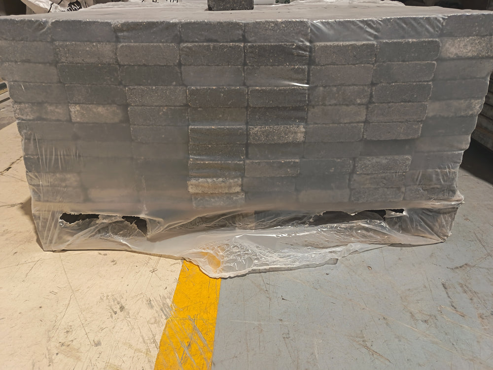 Pavé béton Anthracite Rustic - 125 x 125 x 40 mm