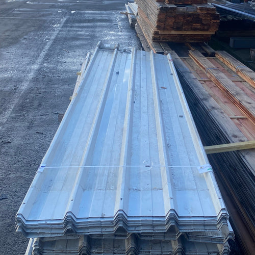 Bac acier acier blanc - 4150 x 1050 x 45 mm